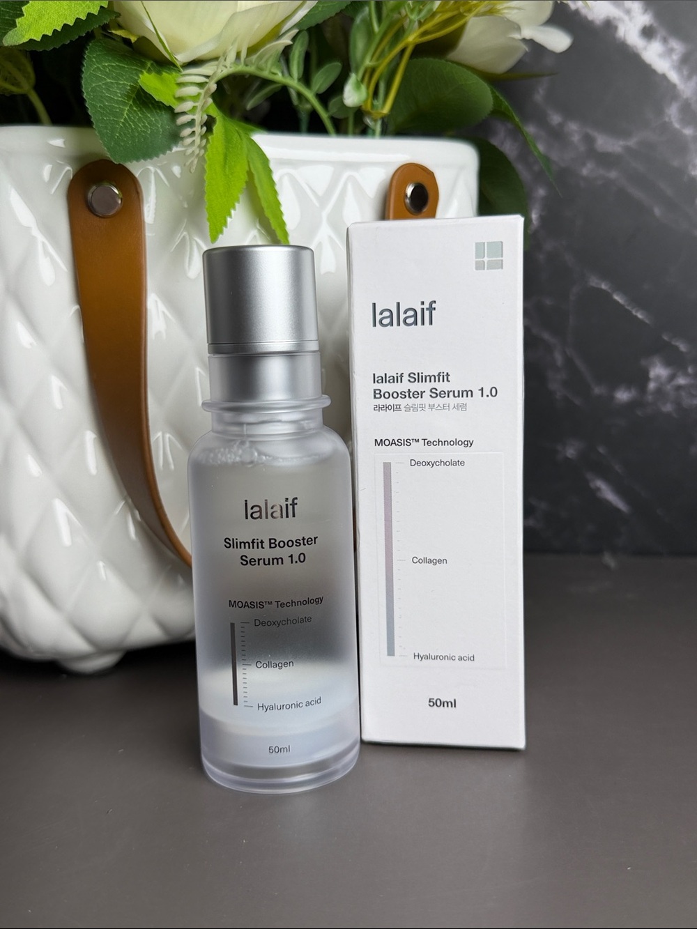 lalaif Slimfit Booster Serum 1.0 – Silver and White Hydrating Face Serum